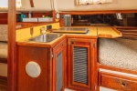Galley with Sink and Diesel Stove and Heater